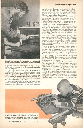 Afición Detonante Cañones en Miniatura - Noviembre 1954
