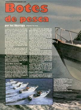 Comparativo - 5 Botes de pesca - Septiembre 1988
