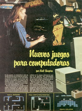 Juegos para computadoras - Junio 1982