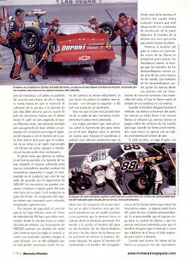 La mecánica de un alto en pits - NASCAR - Julio 2001