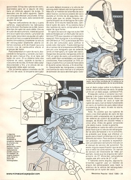 Problemas del estrangulador - Abril 1988