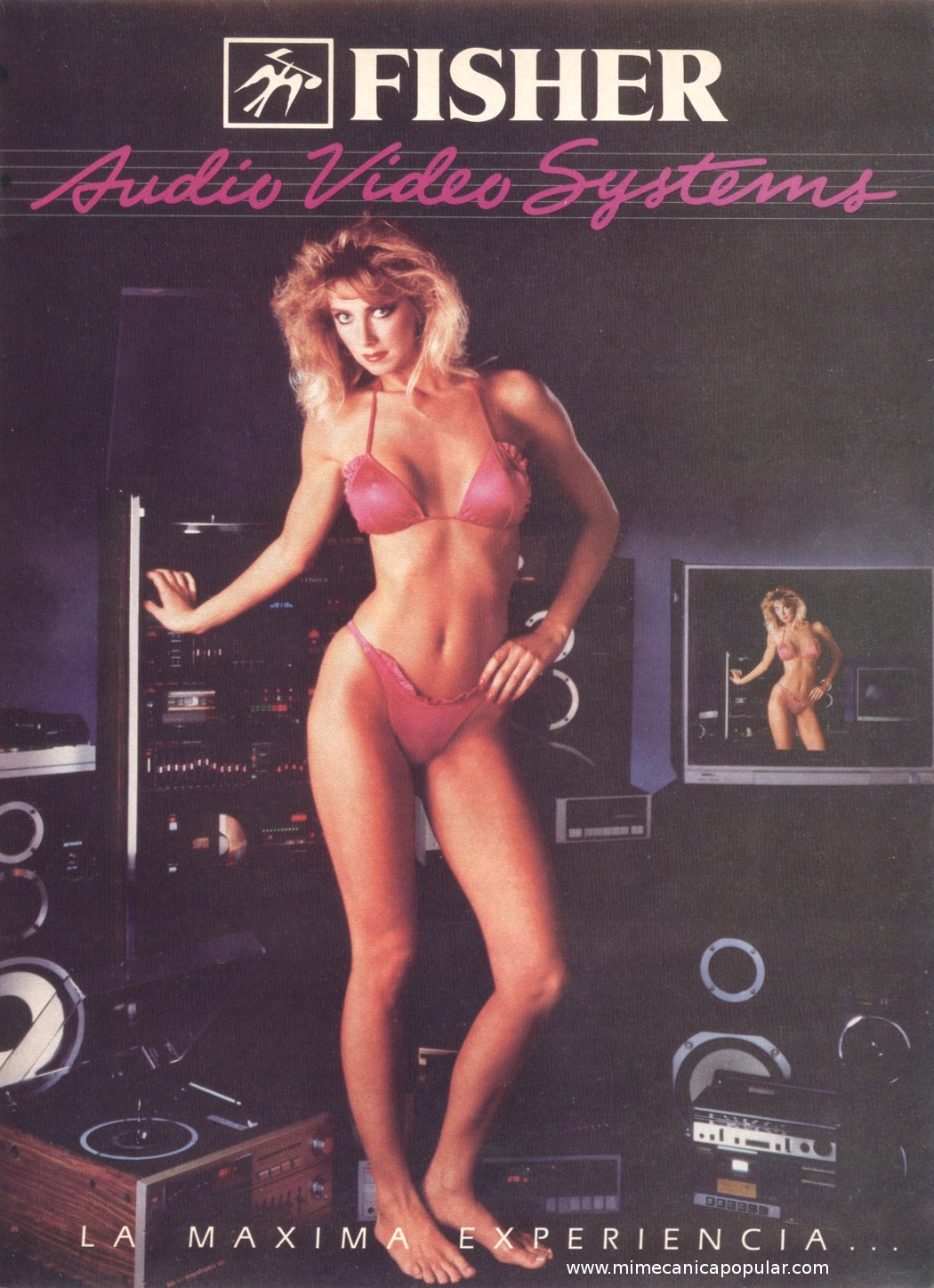 Publicidad - Audio Video FISHER - Agosto 1984
