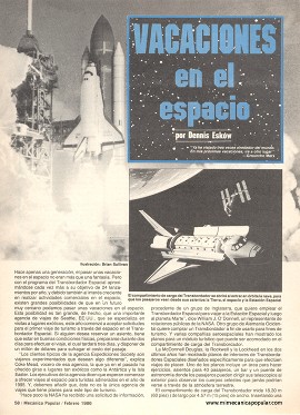 Vacaciones en el espacio - Febrero 1986