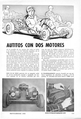 Veloces Autitos con Dos Motores - Noviembre 1960