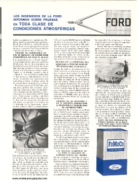 Ingenieros de la Ford informan - Junio 1963