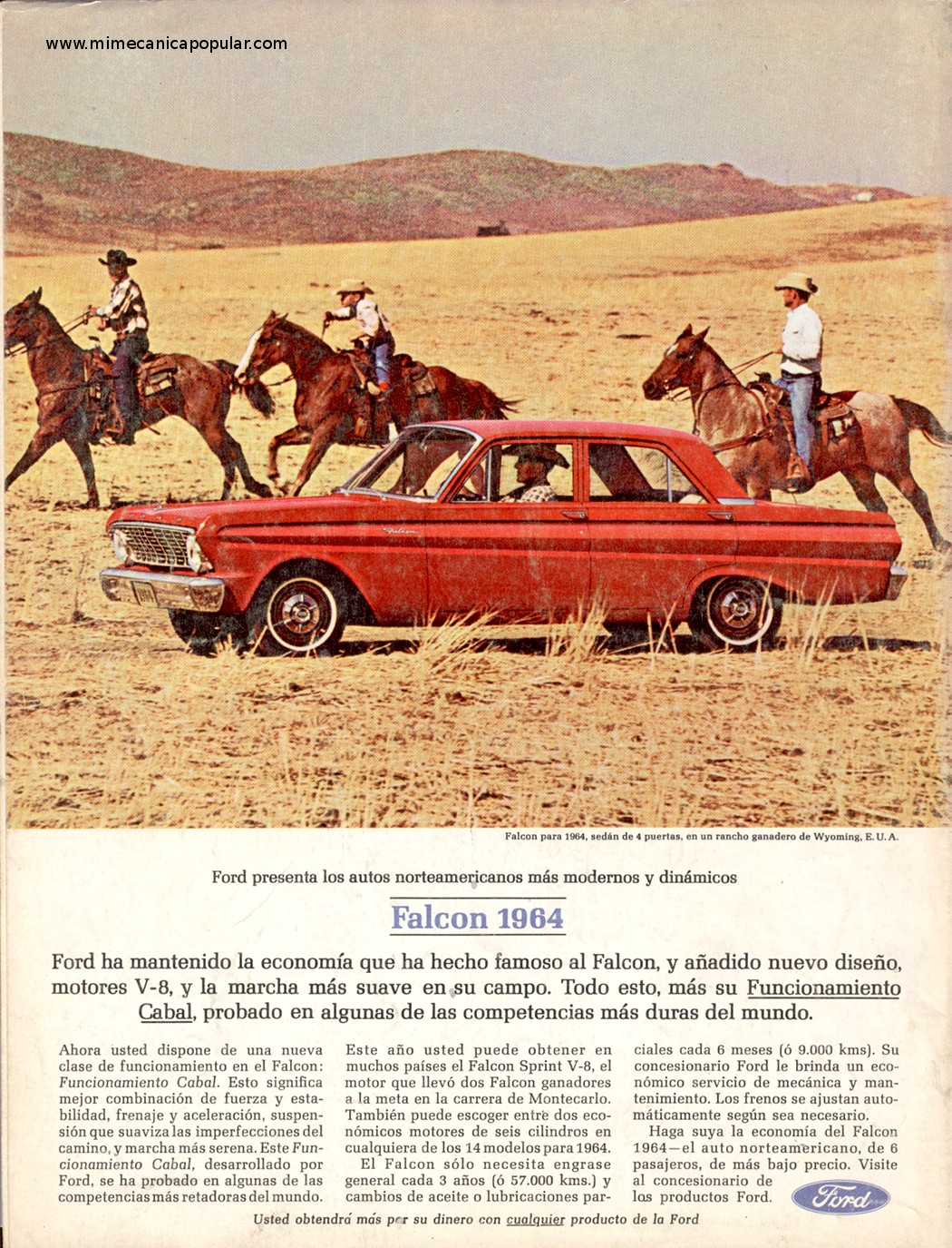 Publicidad - Ford Falcon 1964 - Diciembre 1963