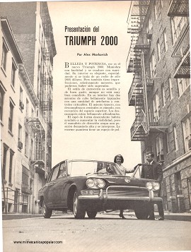 Presentación del Triumph 2000 - Mayo 1966