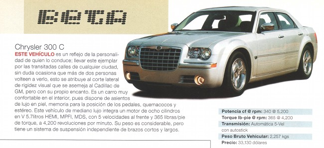 Chrysler 300 C - Junio 2005