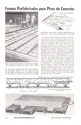 Formas Prefabricadas para Pisos de Concreto - Agosto 1950