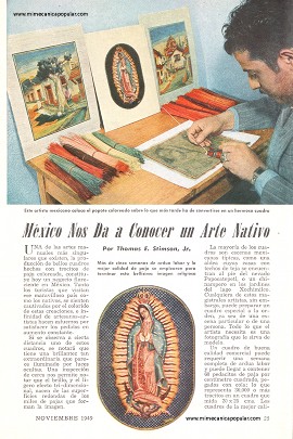 México Nos Da a Conocer un Arte Nativo - Noviembre 1949
