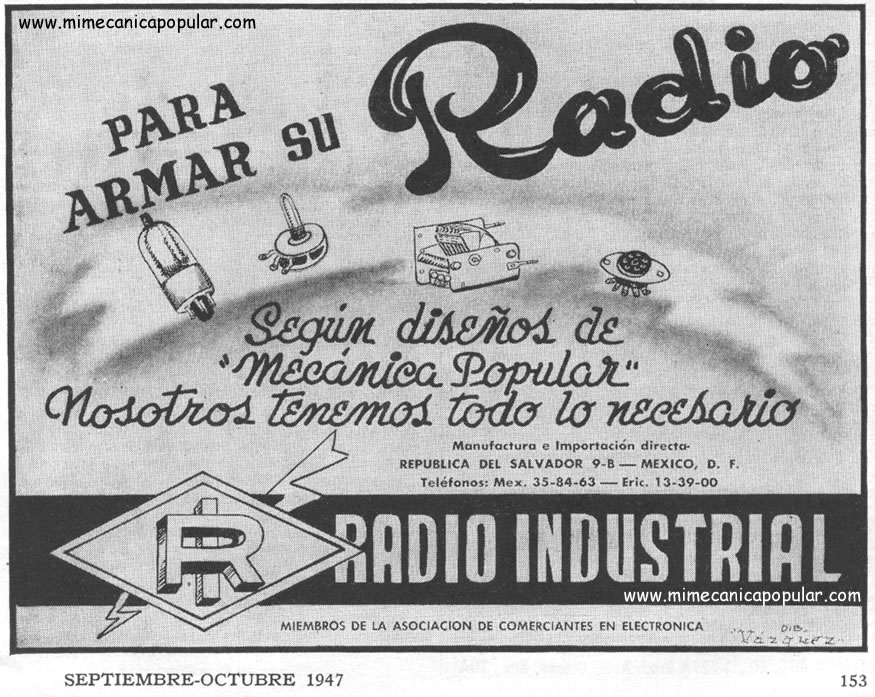 Publicidad - Para Armar Su Radio - Septiembre 1947