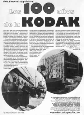 Los 100 años de la KODAK