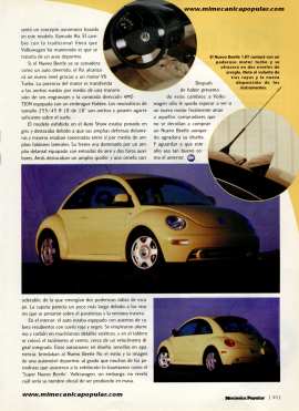 Últimas versiones del Nuevo Beetle - Marzo 1999