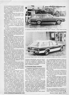 EL FORD FAIRMONT ELITE 1978 - Agosto 1978