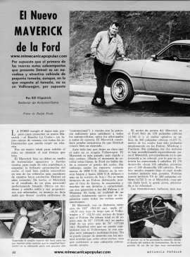 El Nuevo MAVERIK de la Ford - Julio 1969