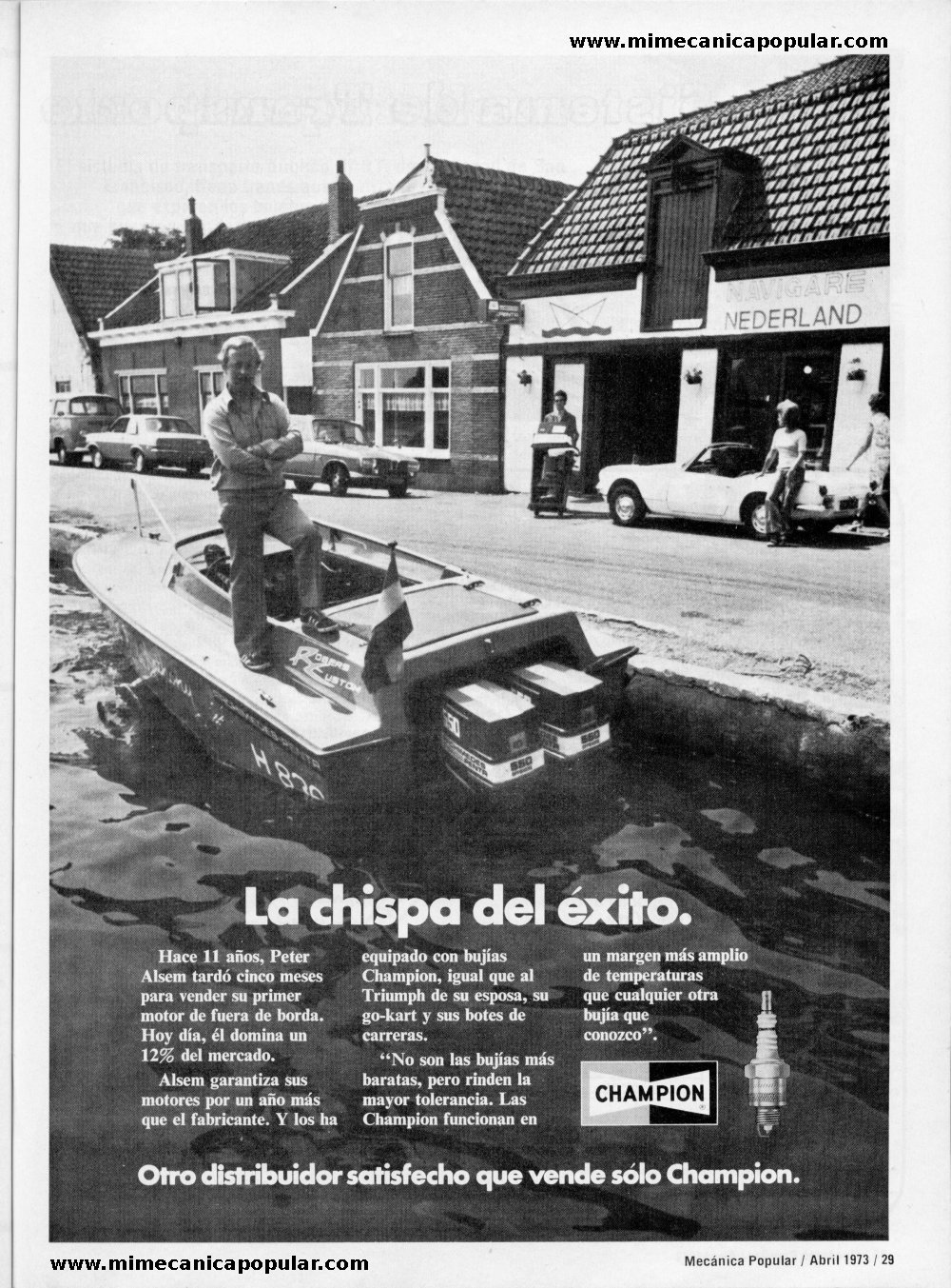 Publicidad - Bujías Champion - Abril 1973