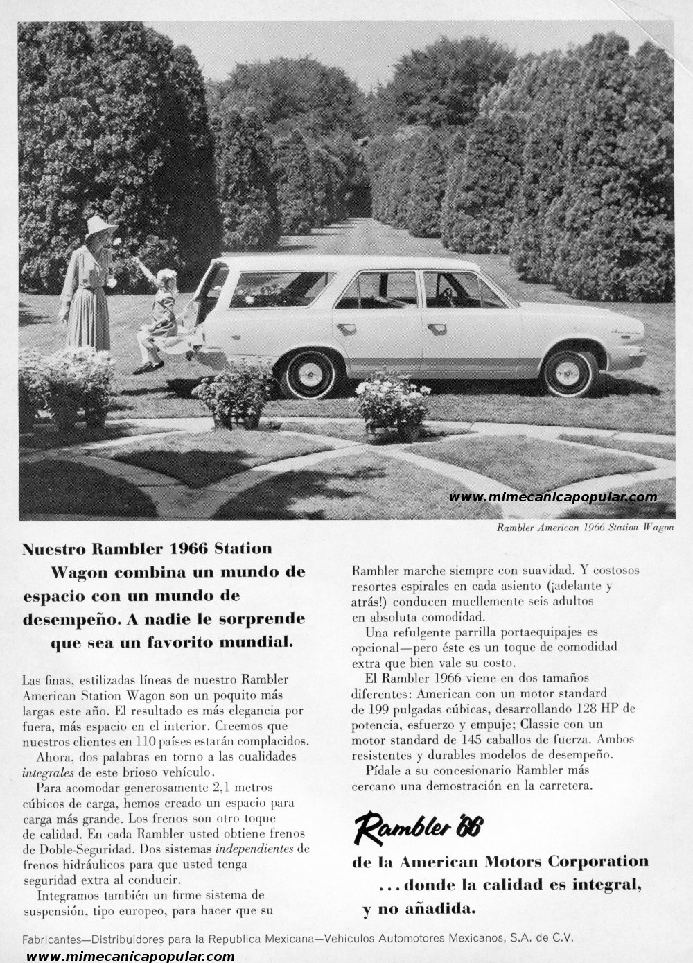 Publicidad - Rambler '66 - Febrero 1966