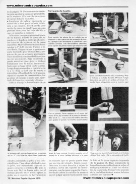 Secretos de la tornería - Agosto 1979