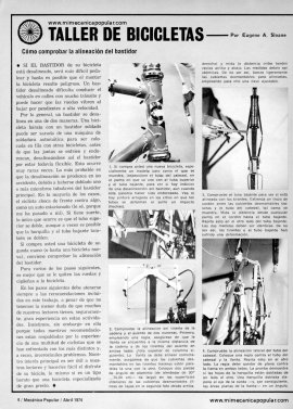 Taller de Bicicletas - Abril 1974