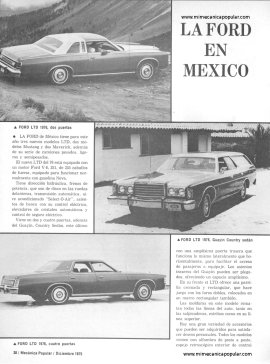 La Ford en México - Diciembre 1975