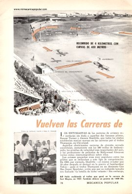 Carreras de Aviones Enanos - Octubre 1958