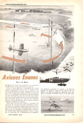 Carreras de Aviones Enanos - Octubre 1958