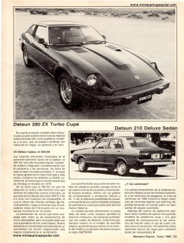 Datsun 82 - Enero 1982