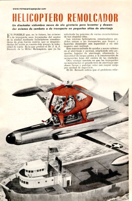 Helicóptero Remolcador para Lanzar Aviones - Enero 1954