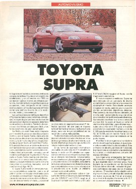 Toyota Supra - Agosto 1993