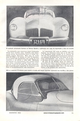 Ahora se fabrican coches de vidrio - Agosto 1952