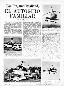 El Autogiro Familiar - Junio 1969