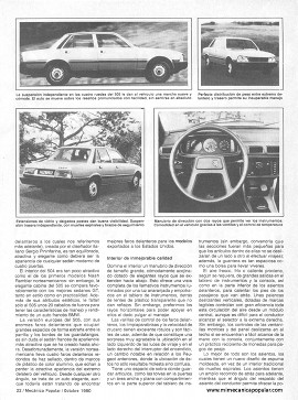 Peugeot 505 - Octubre 1980