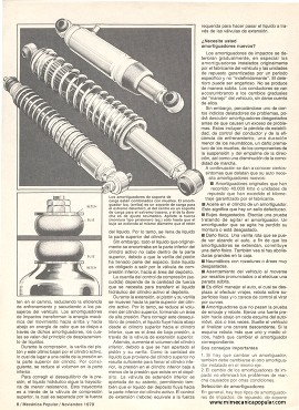 Cómo cambiar amortiguadores -Noviembre 1979