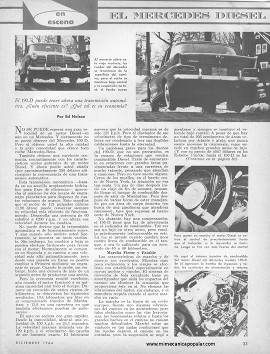 Mercedes-Benz 190-D Diesel - Diciembre 1964