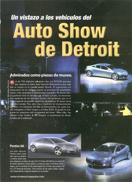 Auto Show de Detroit - Abril 2003