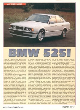 BMW 525i -Marzo 1995