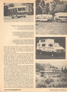 Las Casas Rodantes de 1974 - Junio 1974