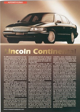 Lincoln Continental - Marzo 1995