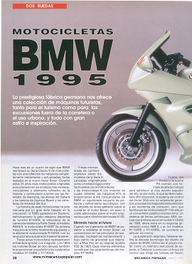 Motocicletas BMW 1995 - Mayo 1995