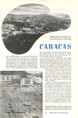 Caracas, Venezuela se moderniza - Julio 1951