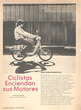 Ciclistas Enciendan sus Motores - Noviembre 1974