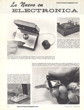Lo Nuevo en Electrónica - Noviembre 1963