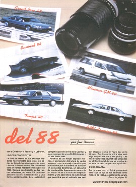 Autos del 88 - Septiembre 1987