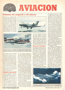 Aviación - Abril 1987