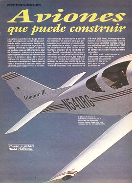 Aviones que puede construir - Julio 1988