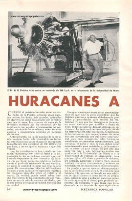 Huracanes a la Orden - Noviembre 1953