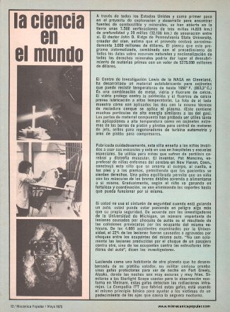 La ciencia en el mundo - Mayo 1975