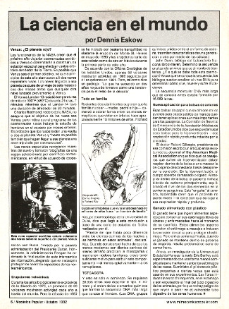 La ciencia en el mundo - Octubre 1982