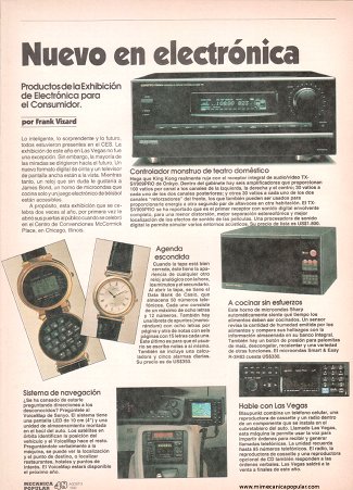 Lo nuevo en electrónica - Agosto 1992