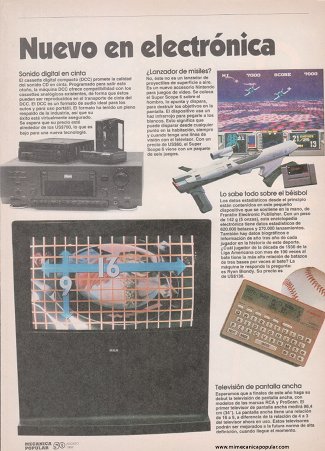 Lo nuevo en electrónica - Agosto 1992